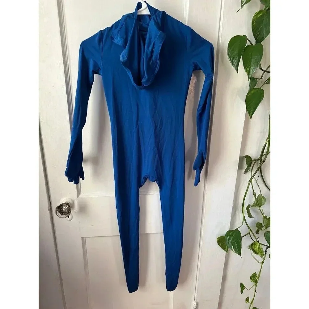 Youth size large blue morph suit